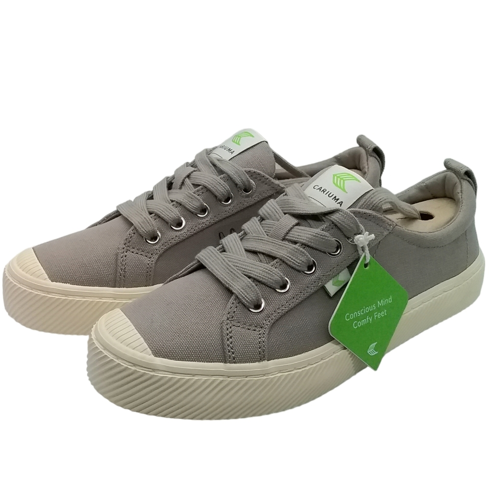 CARIUMA Shoes Women's 7 The Oca Low Mystic Grey Canvas Sneaker